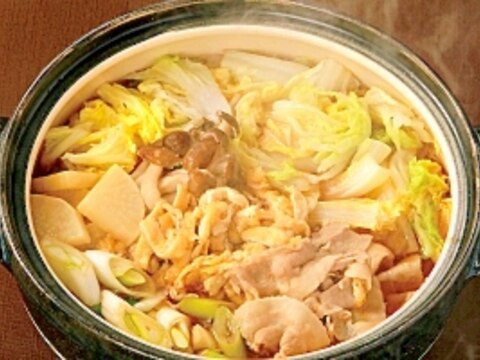 楽天マート☆豚肉と白菜の味噌仕立て鍋